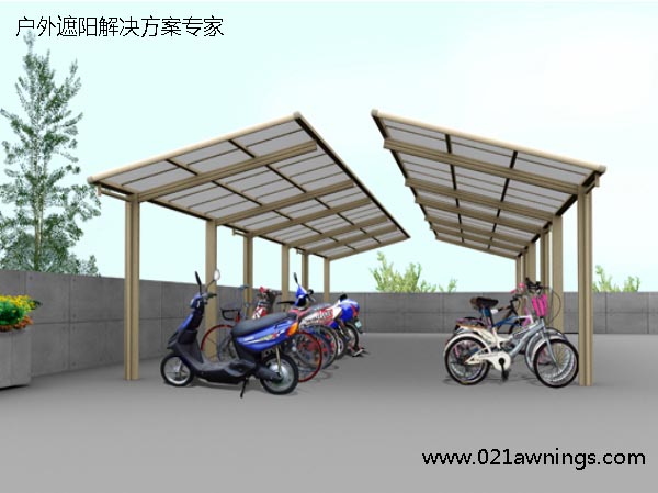 BR-T型鋁合金自行車棚